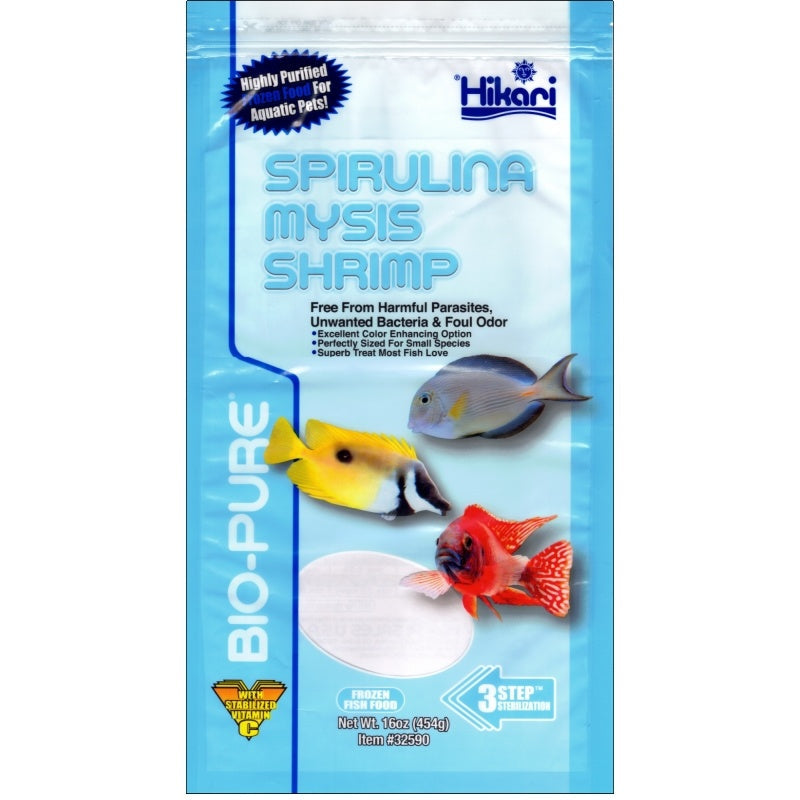 Hikari Frozen Spirulina Mysis Shrimp 16oz