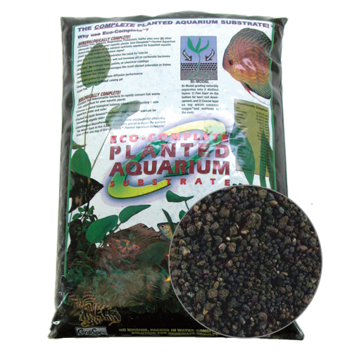 CaribSea Eco-Complete Planted Aquarium Substrate Black 20lb