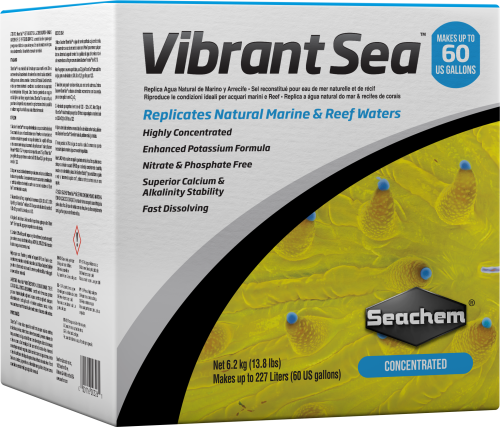 Seachem Vibrant Sea Salt 60Gal