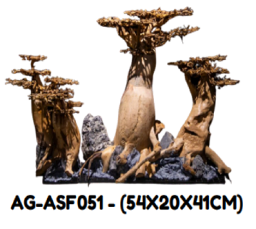 H2Pro Aquascape Decor AG-ASF051 (21.2"x7.9"x15.7"H)