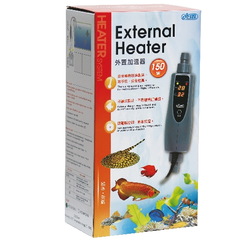 ISTA 150W Inline External Heater - 2 Temperature Sensors, Display in Celsius