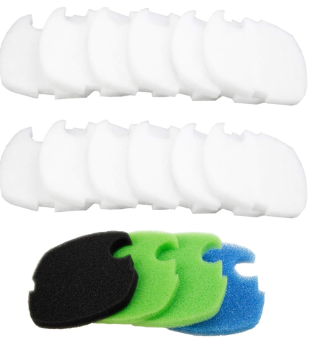 Filter Pad Set for SunSun HW-303B, 403B (3x White, 1x Blue)