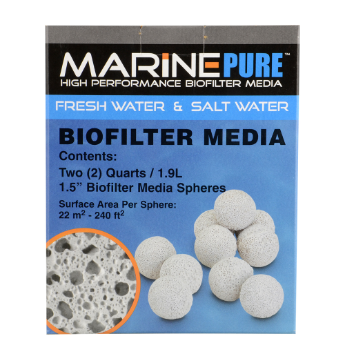MarinePure BioFilter Media 1.5" Spheres 2 Quart