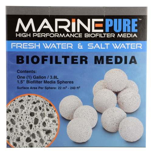 MarinePure BioFilter Media 1.5" Spheres 1 Gallon