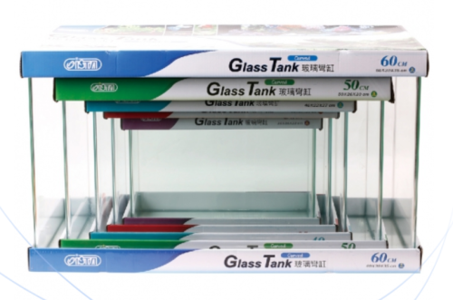 ISTA Curved Corner Glass Tanks - 5 Sizes
