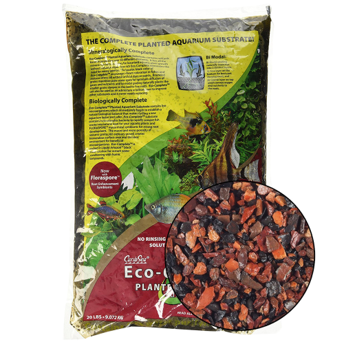CaribSea Eco-Complete Planted Aquarium Substrate Red 20lb