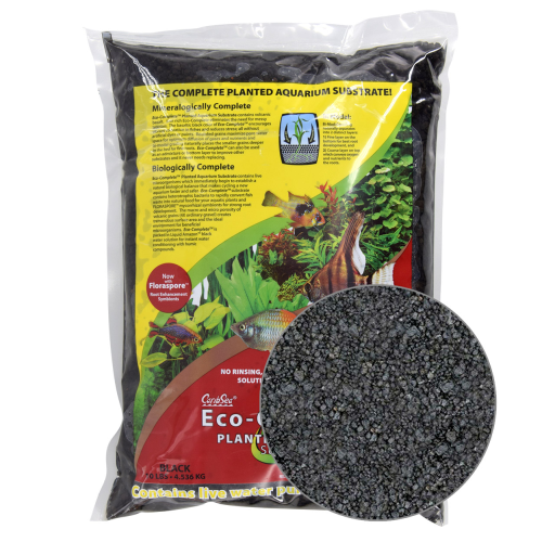 CaribSea Eco-Complete Planted Aquarium Substrate Black 10lb