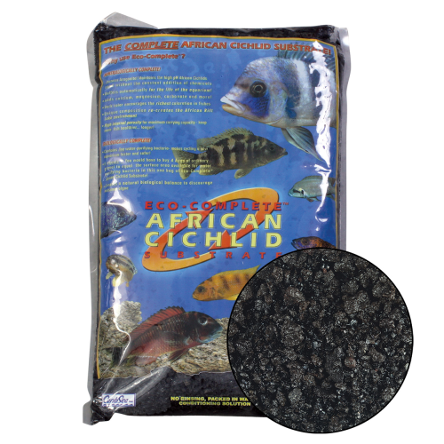 CaribSea Eco-Complete Cichlid Black Sand 20lb