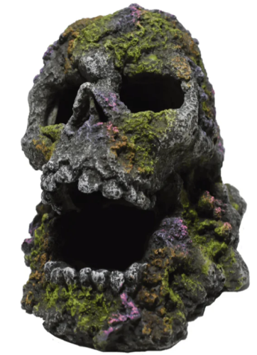 Hikari AS Resin Mossy Skull 4.1"