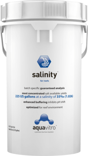 Seachem Aquavitro Reef Salinity Salt 225gal, 29.75kg, 65lbs