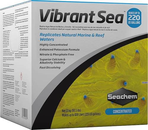 Seachem Vibrant Sea Salt 220Gal