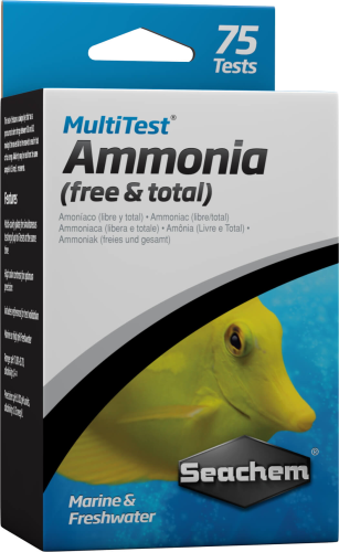 Seachem MultiTest: Ammonia 75 Tests