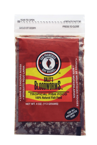 San Francisco Bay Frozen Bloodworms Flatpak 4oz