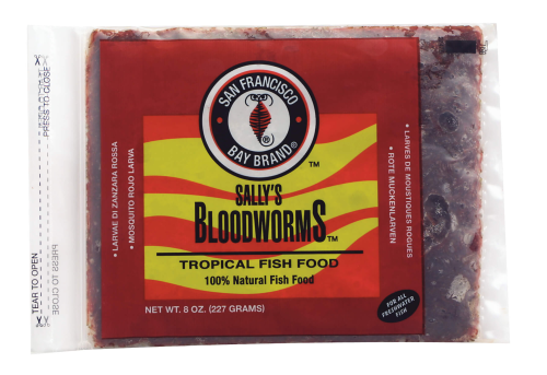 San Francisco Bay Frozen Bloodworms Flatpak 8oz