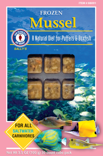 San Francisco Bay Frozen Mussels Chopped Cube 3.5oz