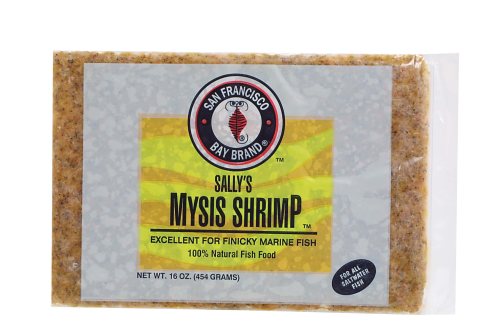 San Francisco Bay Frozen Mysis Shrimp Flatpak 16oz
