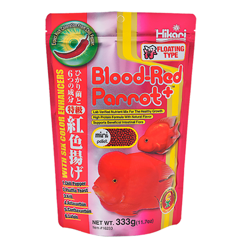Hikari Blood Red Parrot+ Mini 11.7oz