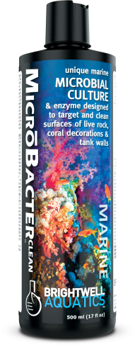 Brightwell Aquatics MicroBacterClean 500ml (BACCL500) - Microbial Culture & Enzyme Blend