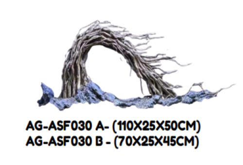 H2Pro Aquascape Decor AG-ASF030B (27.5"x9.8"x17.7"H)