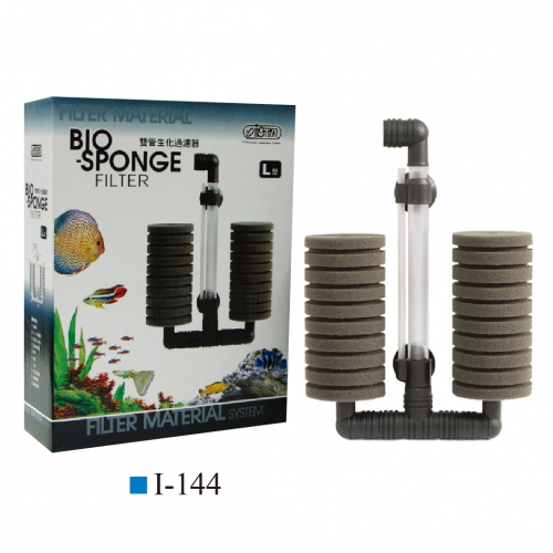 ISTA Double Foam Sponge Filter - Large, 6.5"W x 9"H (Colored Retail Box)