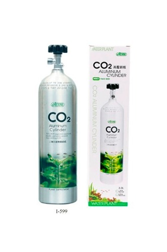 ISTA Aluminum CO2 Cylinder 3L - Face Side