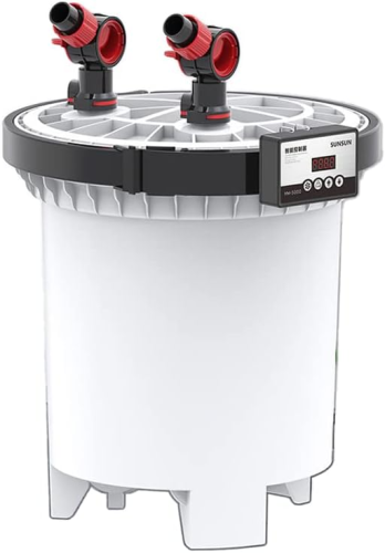 SunSun HW-5000 4 Stage Canister with UV 9W Adjustable Speed 475-1215gph w/Media
