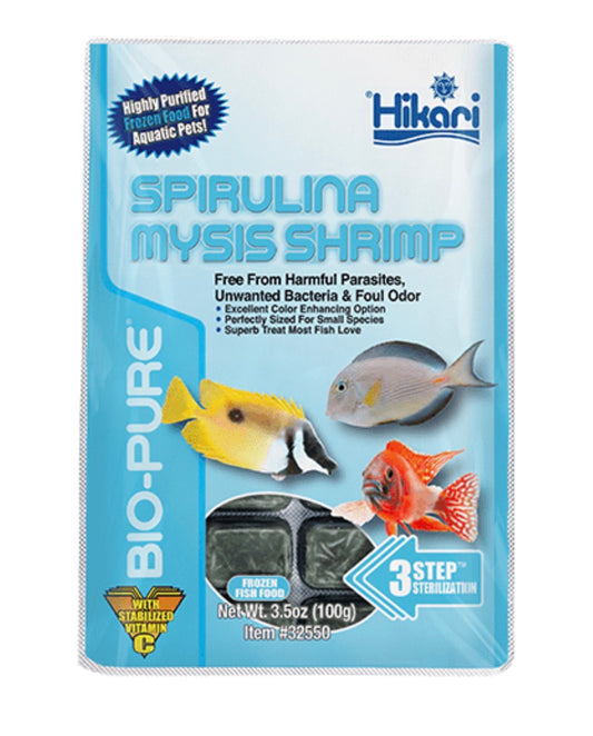 Hikari Frozen Spirulina Shrimp Cube 3.5oz cube
