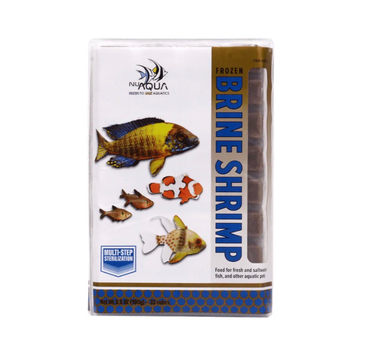 NuAqua Frozen Brine Shrimp Cube
