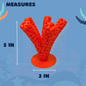 Aquarium Coral Frag Stand Branch | Lattice Coral Structure Branch Design with 5 Frag Mounts