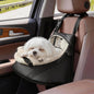 Small Dog Car Seat Booster PU Leather Travel Seat for Dogs up to 7lbs