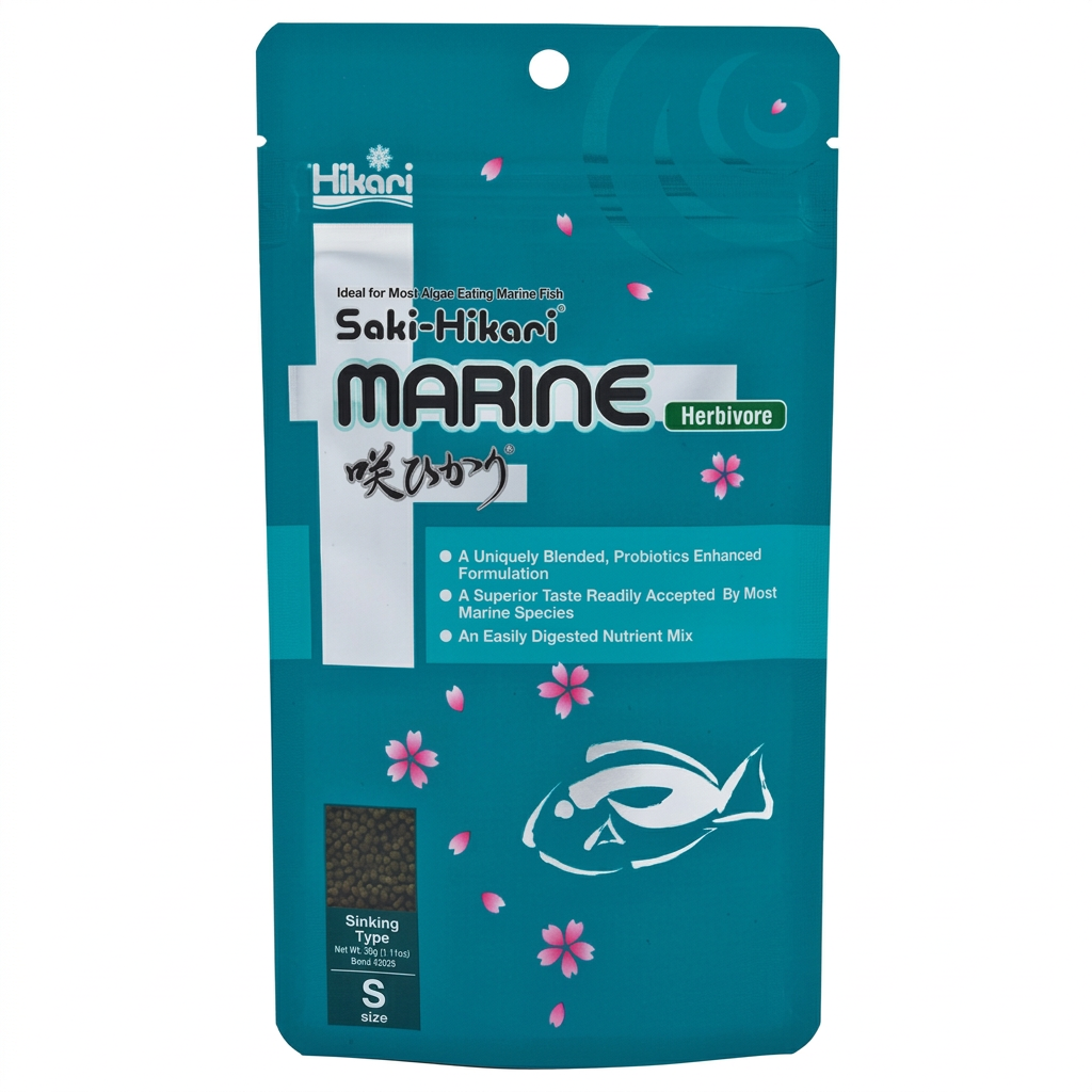 Hikari Saki-Hikari Marine Herbivore Pellets 3.17oz