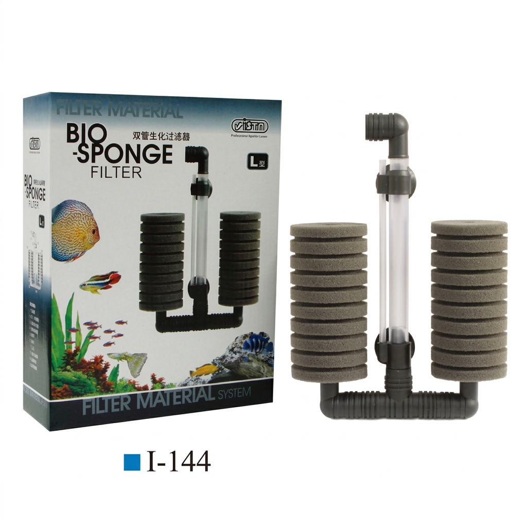 ISTA Double Foam Sponge Filter - Large, 6.5"W x 9"H