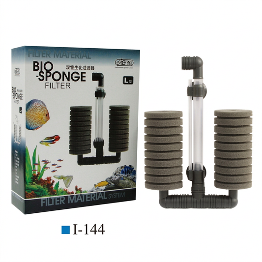 ISTA Double Foam Sponge Filter - Large, 6.5"W x 9"H