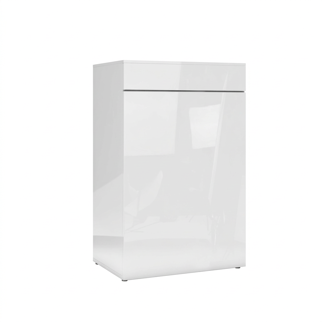 JBJ 25Gal Cabinet Stand - White High Gloss 36" Tall