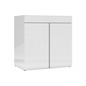 JBJ 65Gal Cabinet Stand - White High Gloss 36" Tall