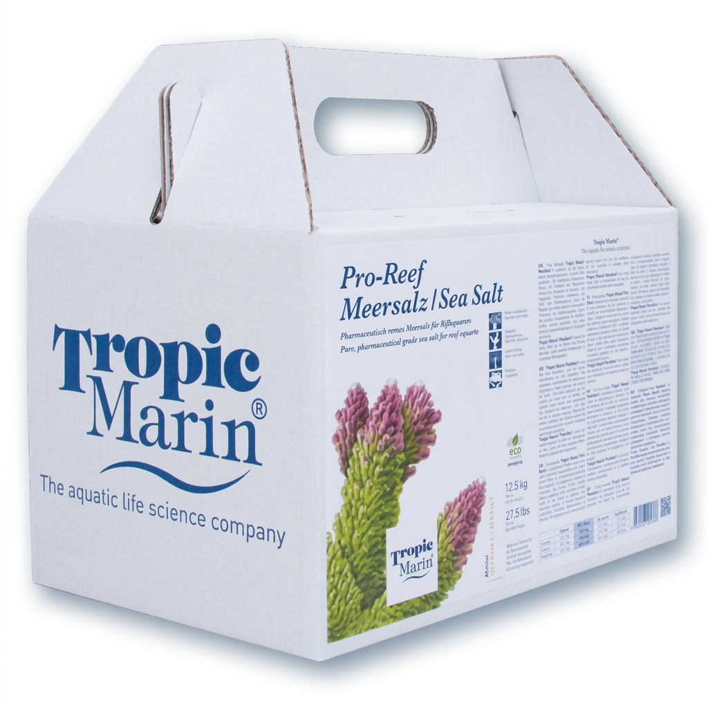 Tropic Marin Pro Reef Seasalt 12.5kg/ 27.5lbs/ 100gal Handle Box