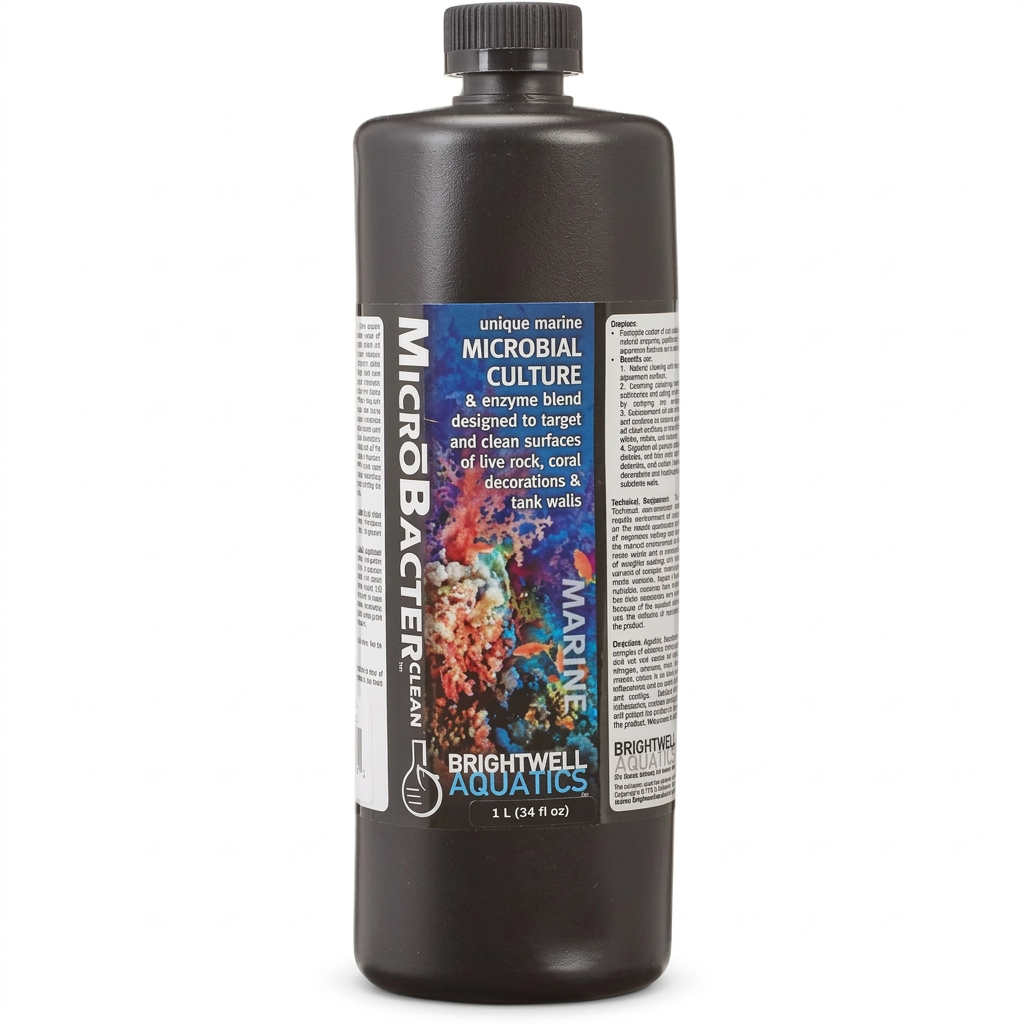 Brightwell Aquatics MicroBacterClean 1L - Microbial Culture & Enzyme Blend
