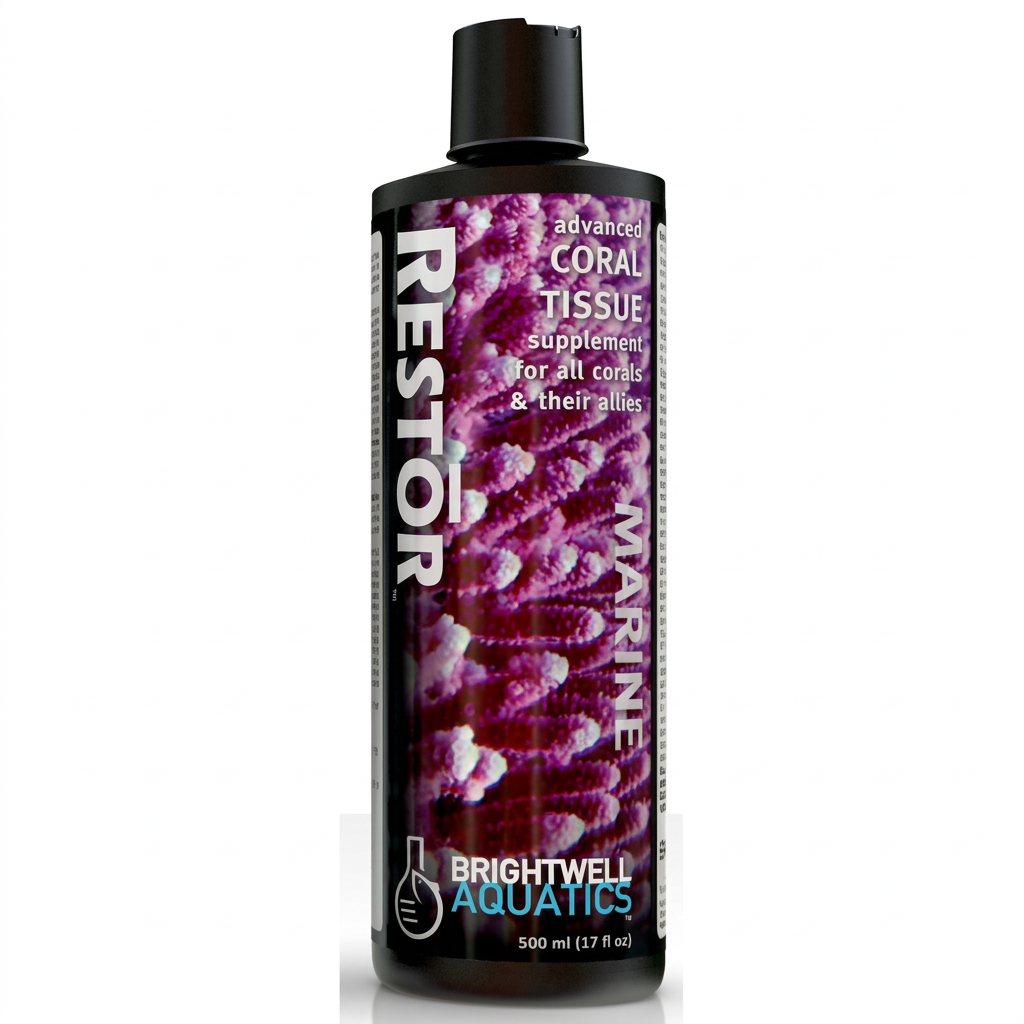 Brightwell Aquatics Restor Liquid Coral Tissue Nutritional Supplement 500ml