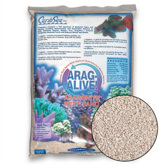 CaribSea Arag-Alive Special Grade Reef Sand 20lb